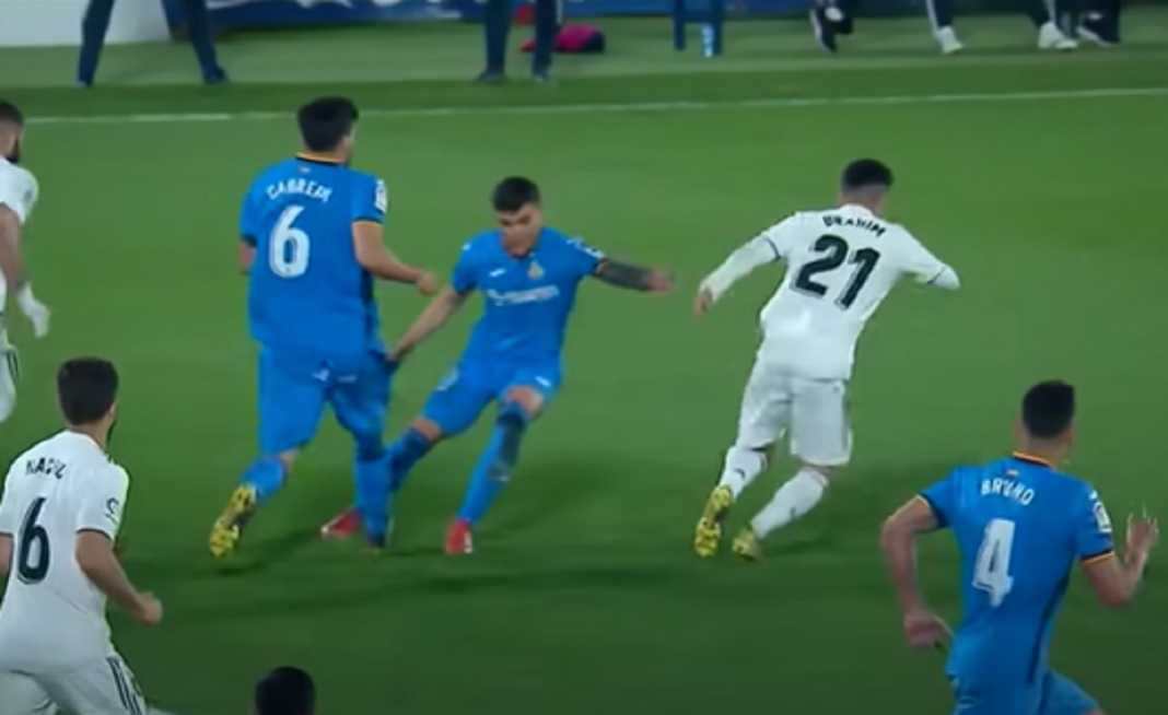 Brahim Diaz dalam sebuah laga untuk Real Madrid Brahim Diaz dalam sebuah laga untuk Real Madrid