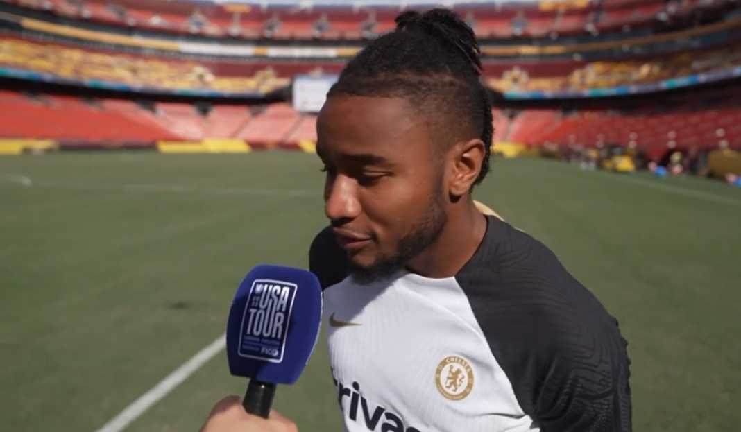 Christopher Nkunku dalam wawancara pasca pertandingan Produktif di Pramusim, Christopher Nkunku Tak Sabar Segera Hadapi Musim Baru Bersama Chelsea