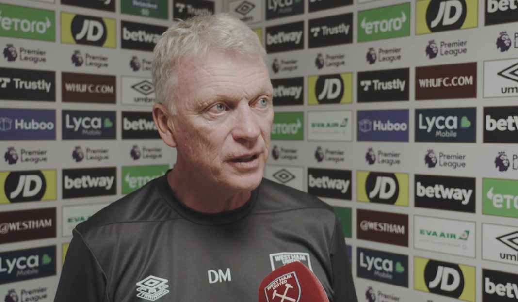 David Moyes dalam wawancara usai pertandingan West Ham David Moyes Sebut Kemenangan Atas Chelsea Sebagai Hasil Brilian Bagi Timnya