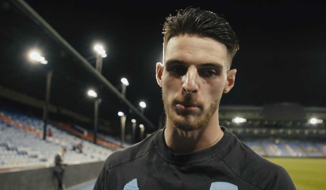 Declan Rice dalam wawancara usai pertandingan Declan Rice Sebut Semua Pemain Berkontribusi Pada Kemenangan Arsenal Semalam