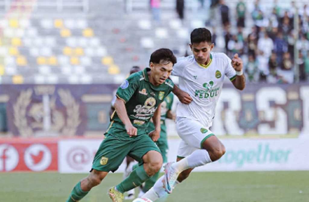 Duel Persebaya vs Persikabo yang dimenangkan Persikabo 1973