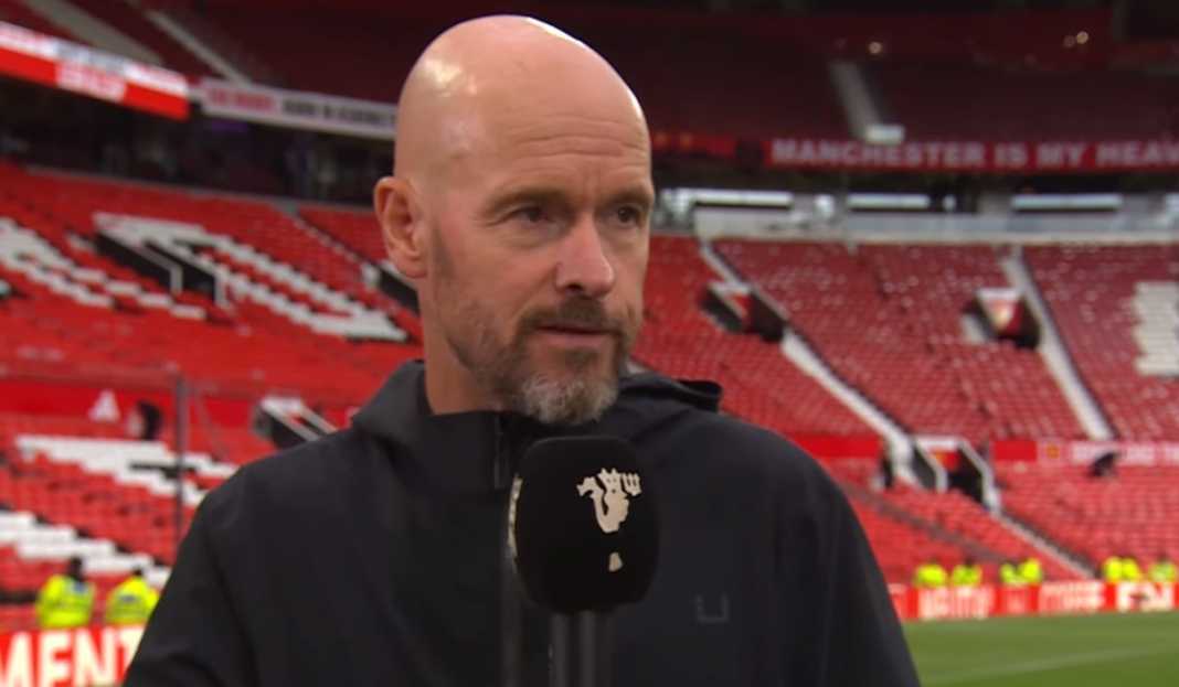 Erik ten Hag dalam wawancara pasca pertandingan Erik ten Hag Jelaskan Kenapa Manchester United Putuskan Rekrut Rasmus Højlund