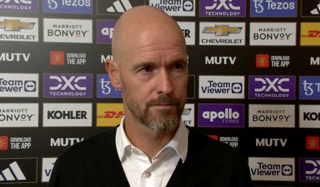 Erik ten Hag dalam wawancara usai kemenangan Manchester United Erik ten Hag Sebut Kemenangan Comeback Atas Forest Pengalaman Bagus Bagi Setan Merah