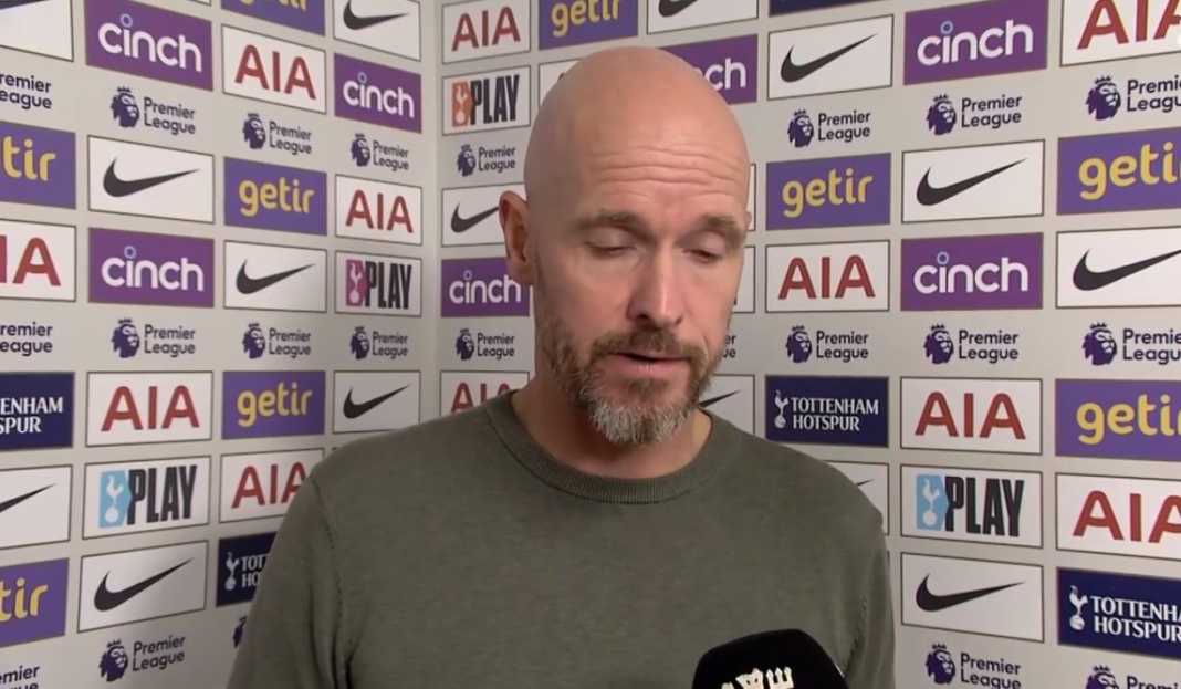 Erik ten Hag dalam wawancara usai pertandingan Ten Hag Nilai Manchester United Harusnya Cetak Gol Pertama, Klaim Layak Dapat Penalti