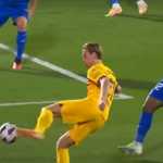 Frenkie de Jong di Laga Getafe vs Barcelona