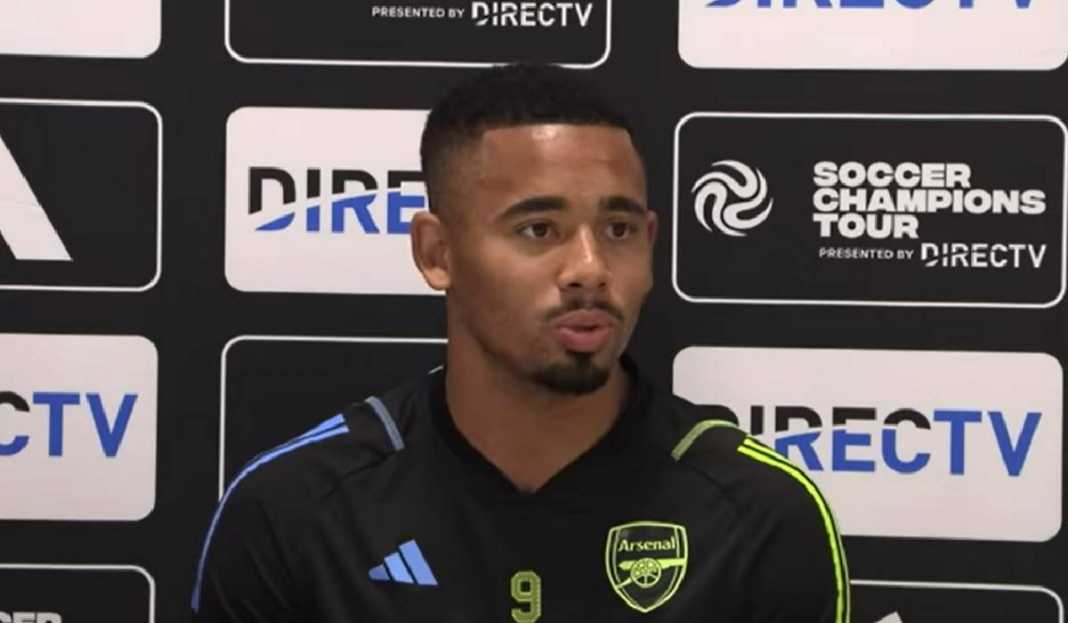 Gabriel Jesus Konferensi Pers di Pramusim Arsenal Yaah, Arsenal Tanpa Gabriel Jesus di Awal Musim Baru