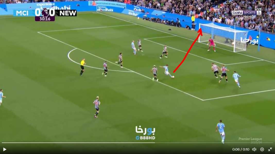 Gol Julian Alvarez ke gawang Nick Pope Usai Menang Besar 5-1, Newcastle Dibenamkan oleh Juara Bertahan Liga Inggris