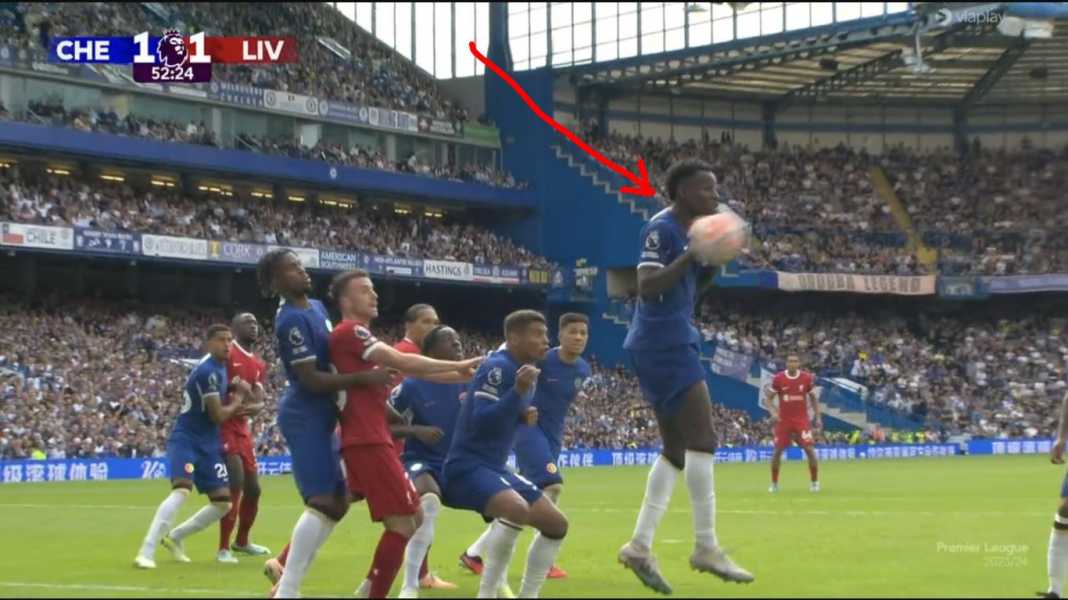 Handball Nicolas Jackson Dominasi Bola Chelsea 67 Persen, Tapi Big Match Kontra Reds Berakhir Imbang