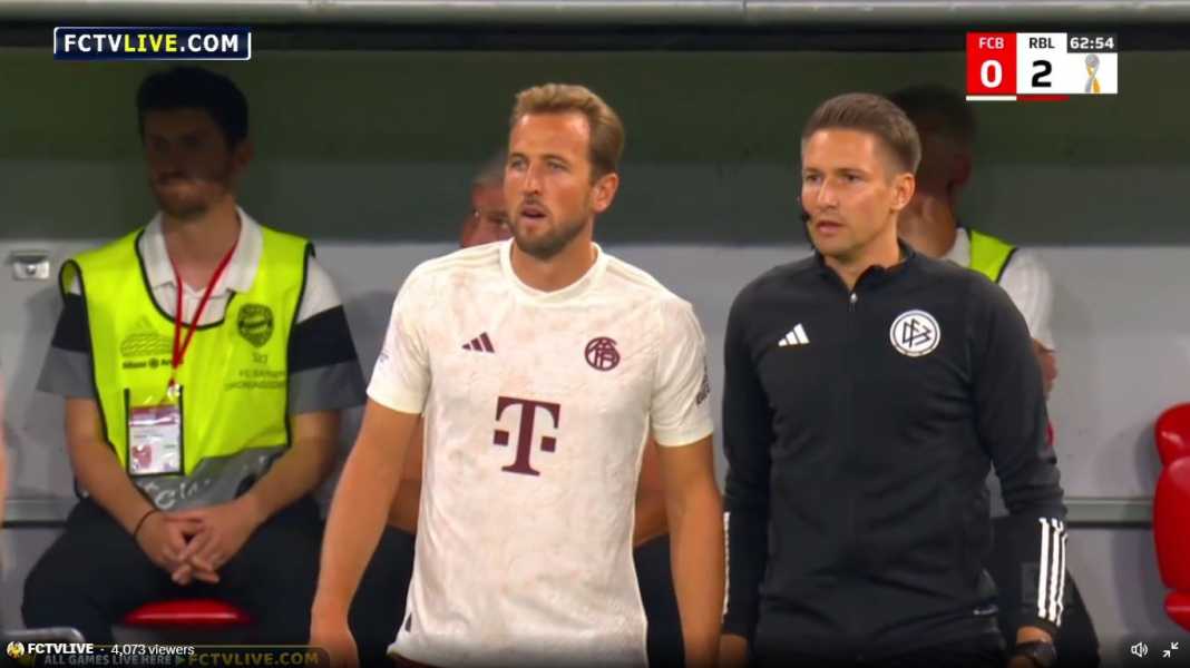 Harry Kane masuk sebagai pengganti di Piala Super Jerman Sungguh Manis Balas Dendam RB Leipzig Kepada Bayern Munchen