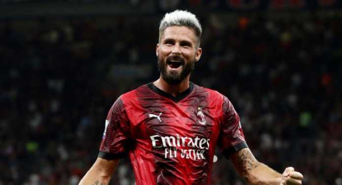 Hasil Liga Italia - AC Milan vs Torino berakhir dengan skor 4-1, Olivier Giroud cetak dua gol