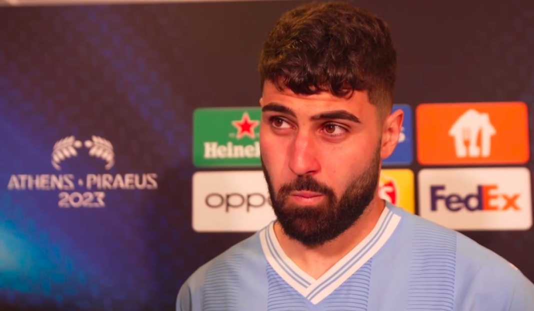Josko Gvardiol dalam wawancara usai pertandingan Manchester City Juara Piala Super Eropa, Josko Gvardiol Senang Menangi Trofi Pertamanya Bersama Manchester City