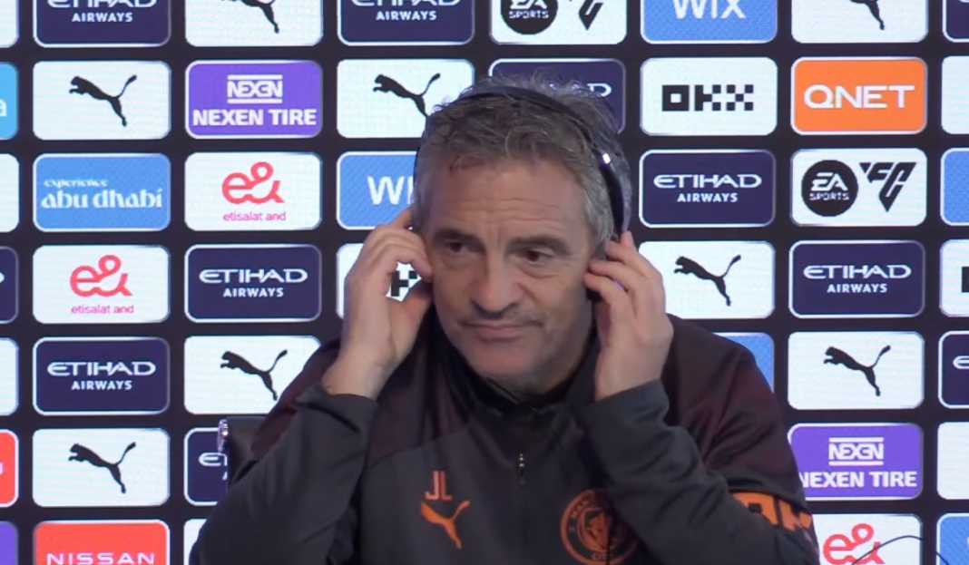 Juanma Lillo di konferensi pers Manchester City Asisten Pelatih Sebut Mentalitas Pep Guardiola Infeksi Semua Pihak di Manchester City