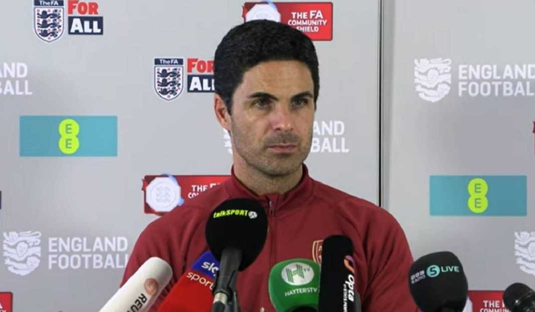 Konferensi Pers Mikel Arteta Jelang Community Shield Arsenal Diragukan Jurgen Klopp Juara Liga Inggris, Ini Tanggapan Mikel Arteta