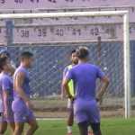 Latihan Persik Kediri Jelang Menjamu PSIS Semarang