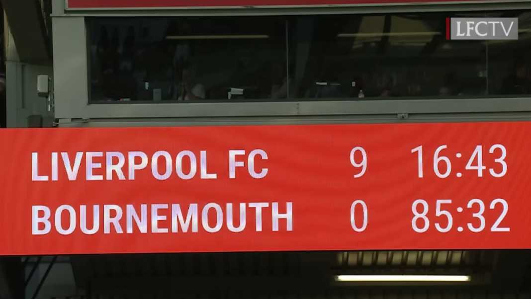 Liverpool 9-0 Bournemouth Setahun Silam Liverpool Menang 9-0, Bisakah Skor yang Sama Terulang?