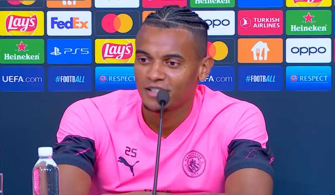 Manuel Akanji dalam konferensi pers Manchester City Manuel Akanji Sebut Mental Manchester City Adalah Memenangkan Semua Trofi