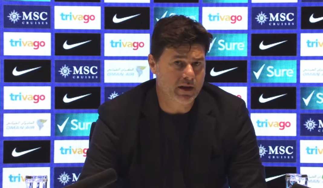 Mauricio Pochettino di konferensi pers pasca kemenangan Chelsea Mauricio Pochettino Puji Raheem Sterling Usai Kemenangan The Blues Atas Luton