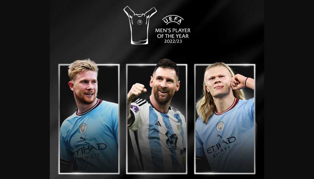 Nominasi Pemain Terbaik UEFA De Bruyne, Messi, Haaland, Siapa Menurut Kalian yang Terbaik?