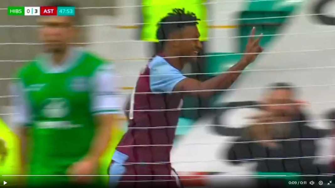 Ollie Watkins bikin tiga gol lawan Hibernian Target Transfer Manchester United Cetak Tiga Gol Tadi Malam