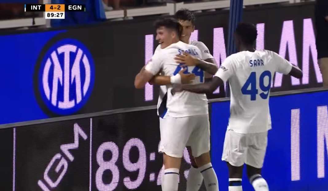 Para pemain Inter Milan rayakan gol kemenangan Prediksi Liga Italia : Nerazzurri Bertekad Cari Kemenangan Kompetitif Pertama Atas Monza