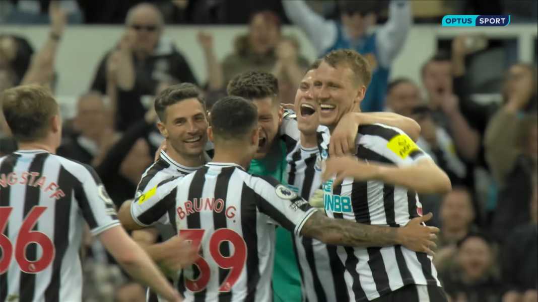 Pemain Newcastle merayakan kelolosan ke Eropa Pangeran Arab Saudi Pusing! Newcastle Kebagian Grup Neraka Liga Champions