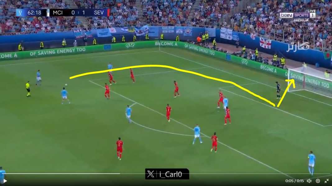 Proses terjadinya gol Cole Palmer Manchester City Rebut Gelar Pertama Piala Super Eropa Melalui Adu Penalti!