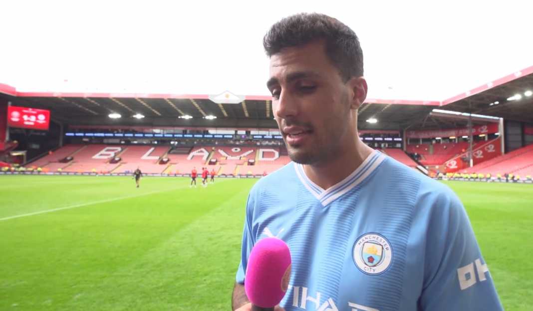 Rodri dalam wawancara pasca pertandingan Manchester City Rodrigo Puji Mentalitas dan Semangat Manchester City Usai Kemenangan Atas The Blades