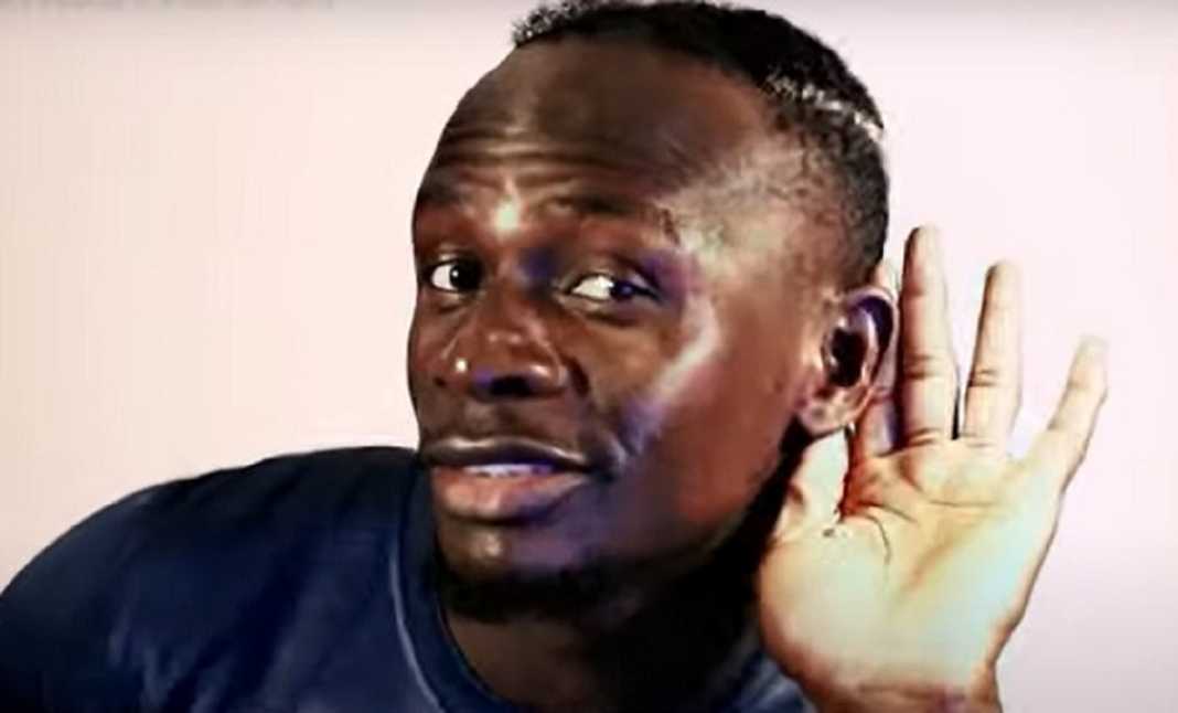 Sadio Mane saat diperkenalkan sebagai pemain baru Al-Nassr