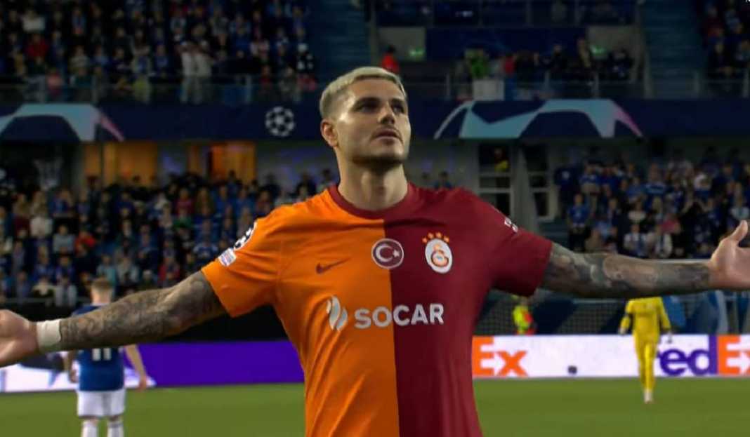 Selebrasi Gol Mauro Icardi Kontra Molde Galatasaray Belum Dapat Jaminan Lolos, Mauro Icardi Minta Satu Hal