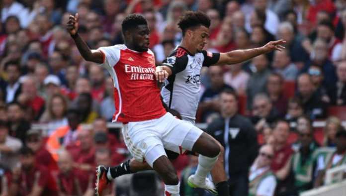Thomas Partey dapat rapor terburuk dalam laga Arsenal vs Fulham