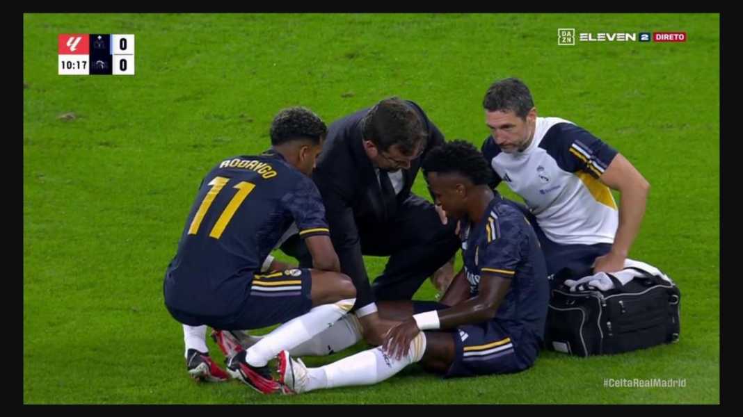Vinicius Junior cedera di Celta Vigo Apakah Cederanya Vinicius Berarti Real Madrid Akan Beli Penyerang Baru?