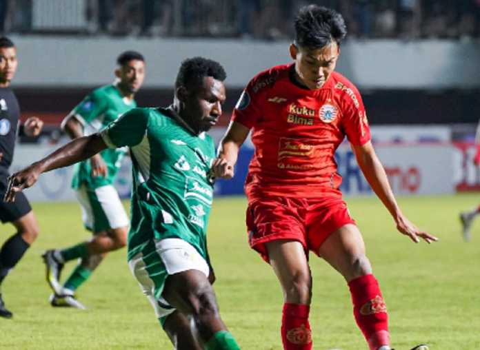 Witan Sulaeman di laga PSS Sleman vs Persija Jakarta