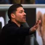 Xabi Alonso saat memandu Bayer Leverkusen di sebuah laga