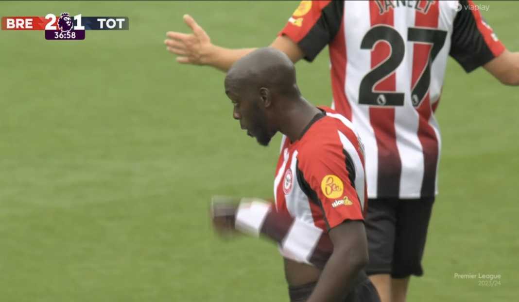 Yoane Wissa di laga kontra Tottenham Prediksi Liga Inggris : Wissa dan Mbeumo Kembali Diandalkan Brentford Karena Toney Absen