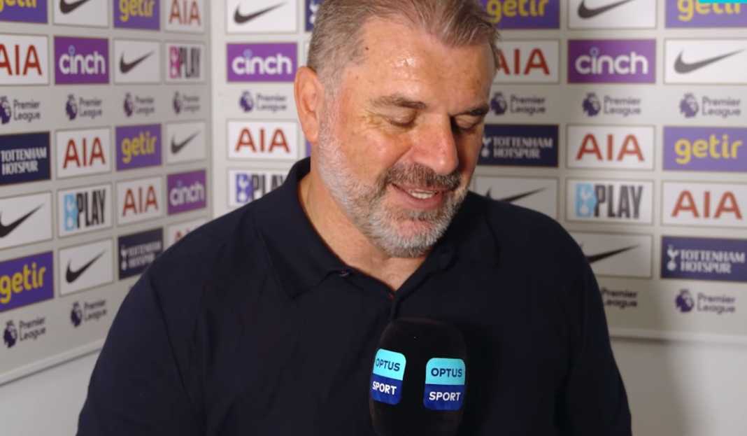 Ange Postecoglou dalam wawancara usai pertandingan Spurs Ange Postecoglou Sebut Spurs Bangun Tim Dengan Semangat, Karakter, dan Ketahanan