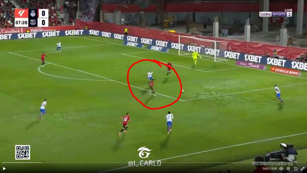 Beberapa detik sebelum gol Vedat Muriqi ke gawang Barcelona terjadi Kiper Blunder Barcelona Ini Kok Mimpi Jadi Stopper Timnas Jerman