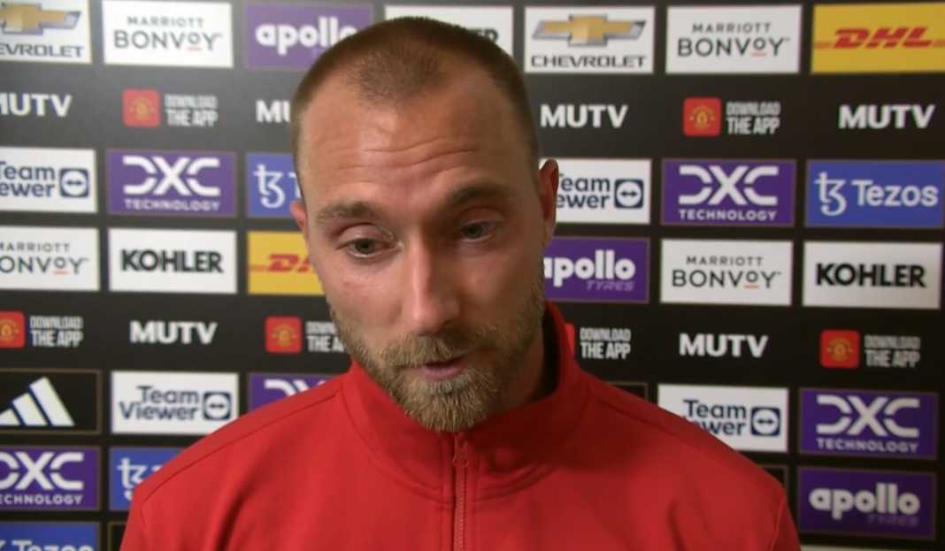 Christian Eriksen dalam wawancara usai pertandingan Christian Eriksen Sebut Manchester United Kalah Karena Tak Manfaatkan Peluang Mereka