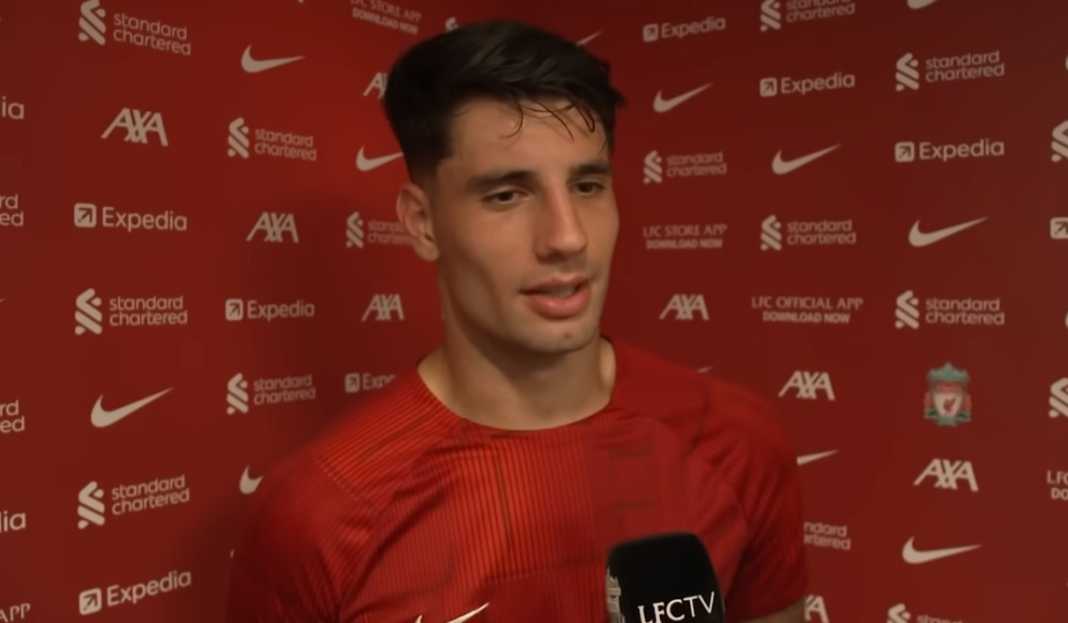 Dominik Szoboszlai dalam wawancara di LFCTV Dominik Szoboszlai Senang Cetak Gol Pertamanya, Puas Dengan Kinerja Liverpool