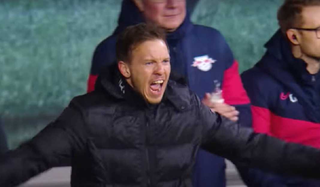 Ekspresi Hansi Flick di Pertandingan Julian Nagelsmann Calon Kuat Gantikan Hansi Flick di Timnas Jerman