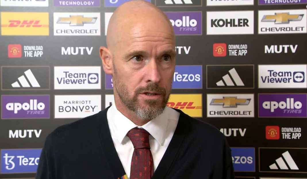 Erik ten Hag dalam wawancara usai laga Progres Positif Manchester United: Ten Hag Berbicara Tentang Kemenangan Atas The Eagles
