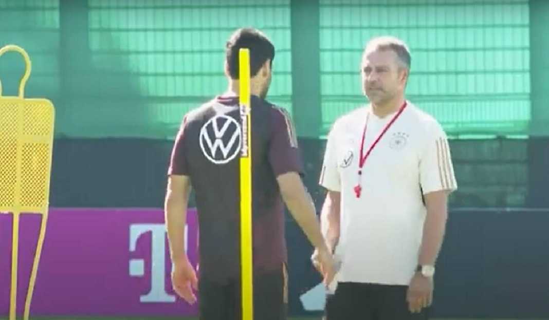 Hansi Flick Bicara dengan Gundogan di Latihan Jerman Jepang Bisa Bikin Hansi Flick Terdepak dari Timnas Jerman!