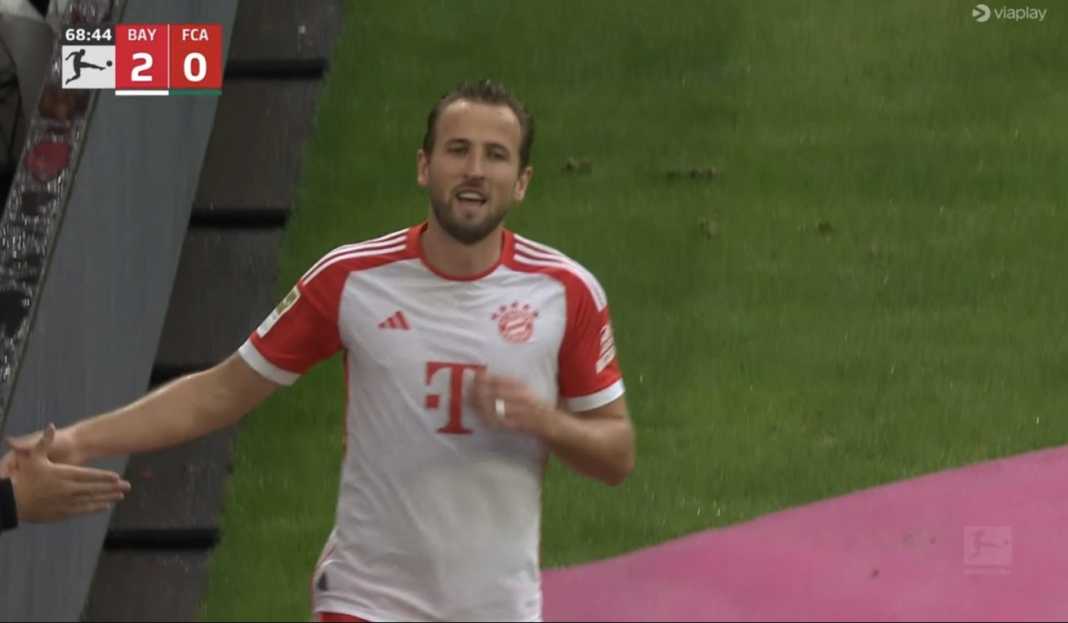 Harry Kane rayakan gol untuk Bayern Munchen Prediksi Liga Jerman : Bayern Sudah Lima Laga Tak Pernah Bisa Kalahkan Borussia