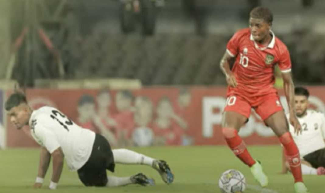 Hugo Samir Sesaat Sebelum Mencetak Gol ke Gawang Kirgistan Timnas Indonesia U24 Bertemu China Taipei Lagi Bisa Cetak Banyak Gol Lagi Nggak Ya