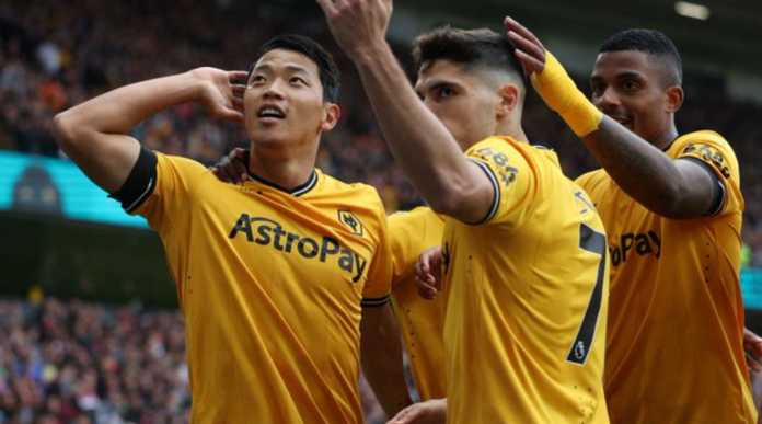 Hwang Hee-Chan, pencetak gol pertama bagi Wolves saat menjamu Liverpool