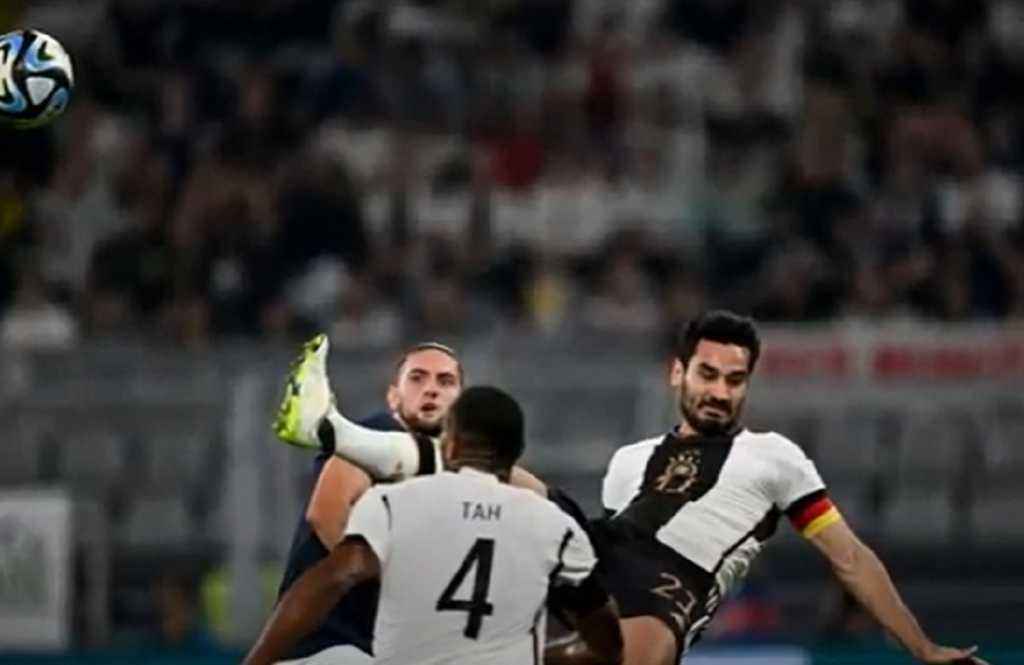 Ilkay Gundogan Sesaat Sebelum Terjatuh di Laga Jerman vs Perancis