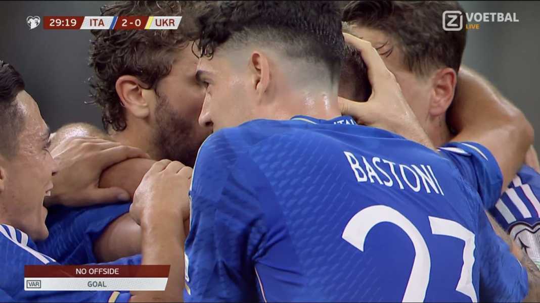 Gelandang Inter Pastikan Kemenangan Italia Atas Ukraina