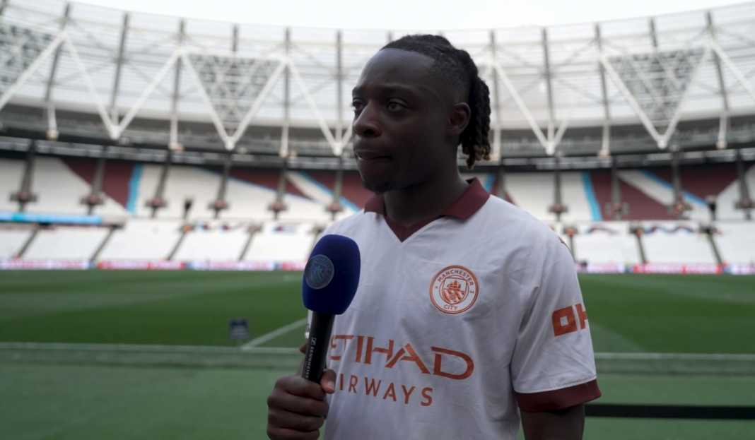 Jeremy Doku dalam wawancara usai pertandingan Jeremy Doku Ungkap Kegembiraannya Usai Cetak Gol Pertama Untuk Manchester City
