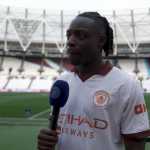 Jeremy Doku Ungkap Kegembiraannya Usai Cetak Gol Pertama Untuk Manchester City