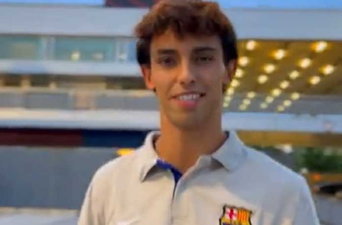 Joao Felix saat diperkenalkan sebagai pemain baru Barcelona