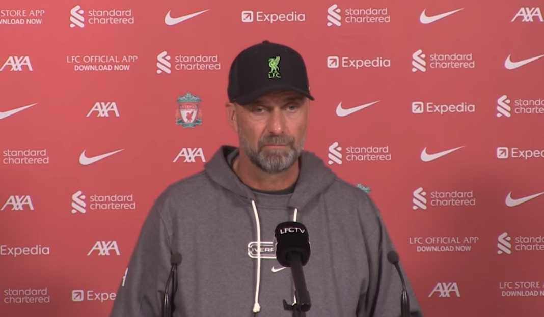 Jurgen Klopp di konferensi pers Liverpool Jurgen Klopp Tak Ingin Remehkan Wolves Jelang Perjalanan The Reds ke Molineux
